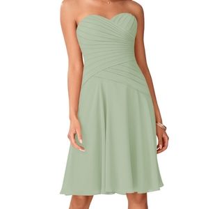 Knee Length Dusty Sage